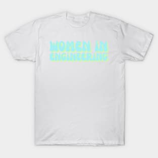 Blue Groovy Women in Engineering T-Shirt